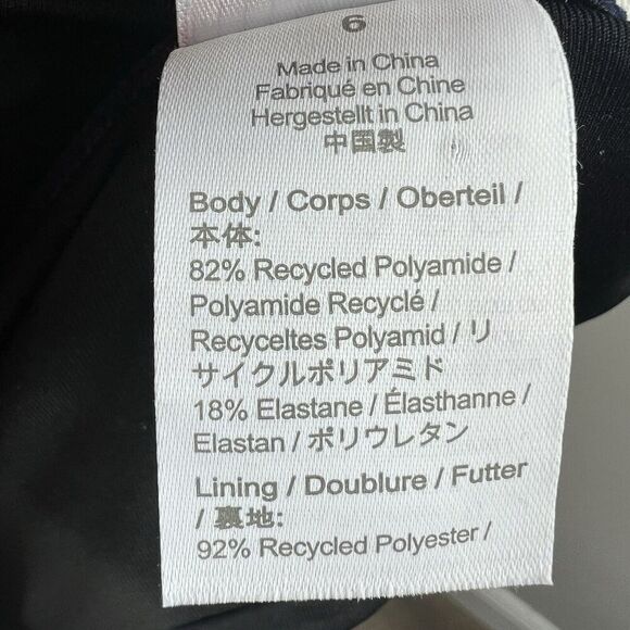 J. Crew Halter Wrap Swim Dress Size 6 Navy Blue Swimsuit - Picture 10 of 12